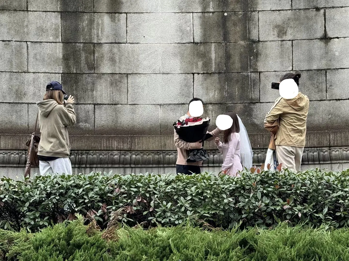 在南京音乐台为求婚场景拍摄的陪拍现场